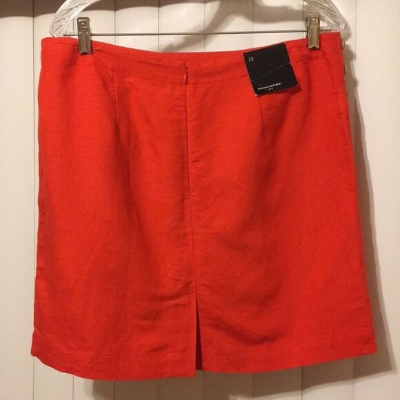 Banana Republic Factory Linen Blend Skirt - Picture 4 of 8